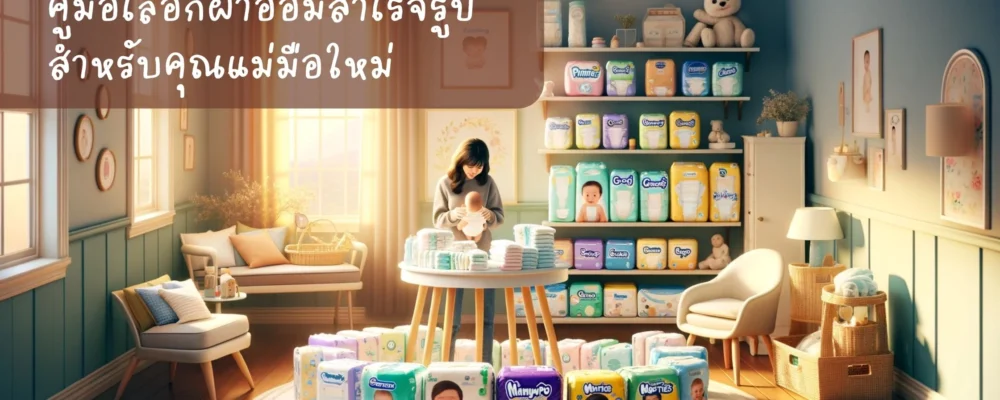 คู่มือเลือกผ้าอ้อมสำเร็จรูปสำหรับคุณแม่มือใหม่ คู่มือเลือกผ้าอ้อมสำเร็จรูปสำหรับคุณแม่มือใหม่
